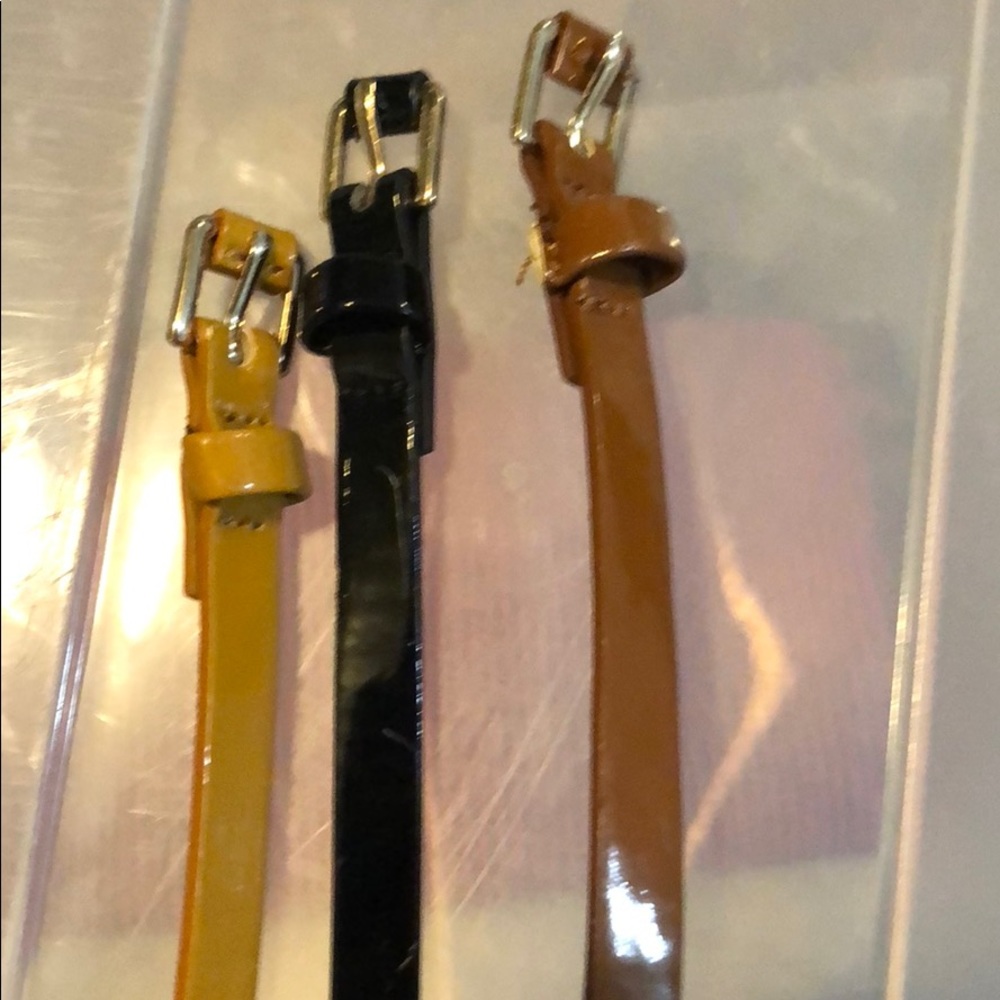 Pack 3 skinny H&M belts. Size Small.